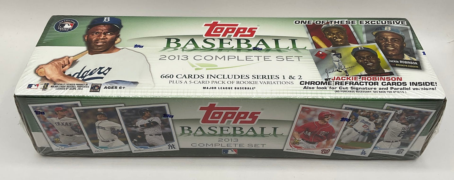 2013 Topps Baseball Series 1 & 2 Complete Factory Set with Rookie Variations