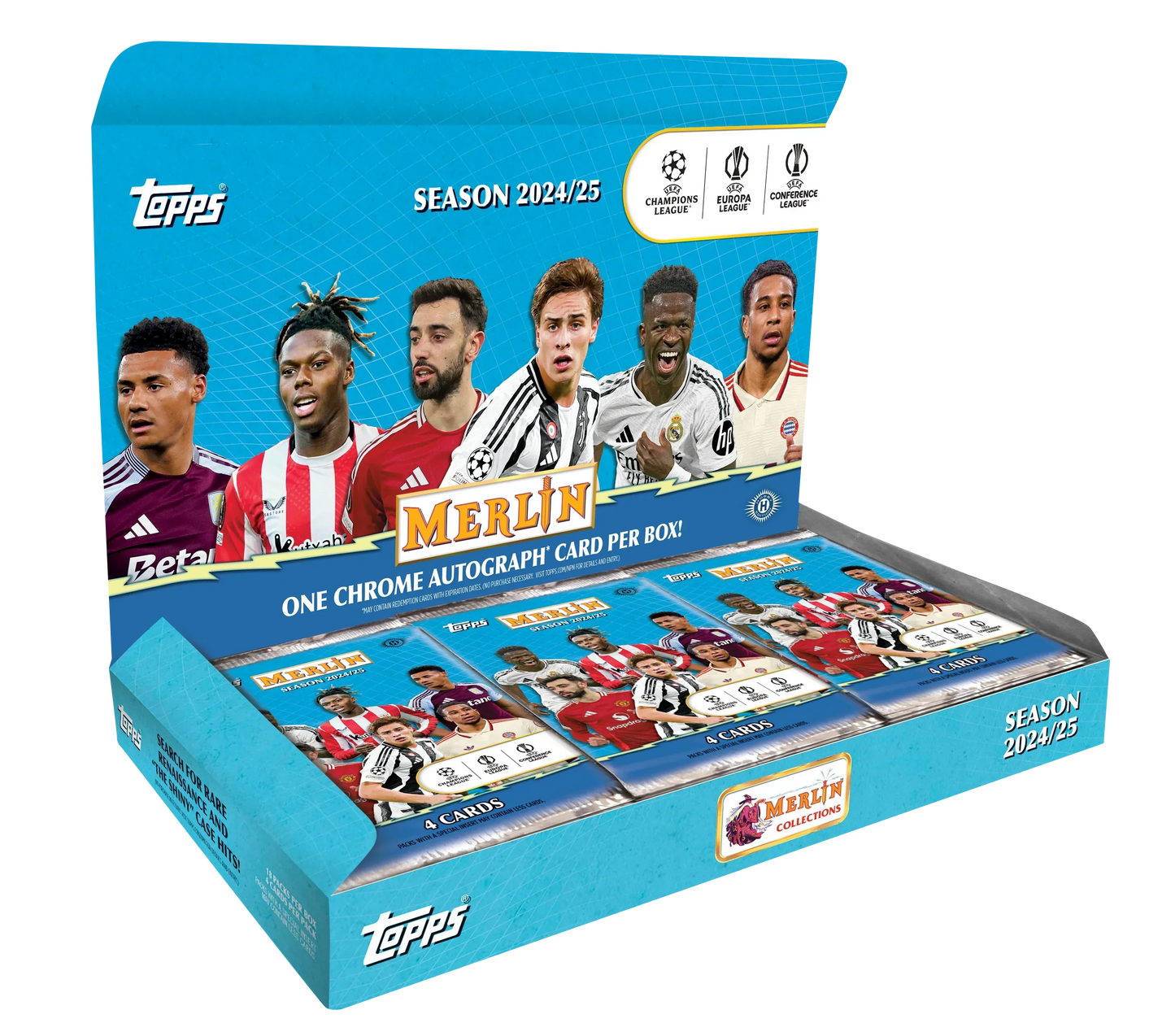 2024/25 Topps Merlin UEFA Club Competitions Hobby Box
