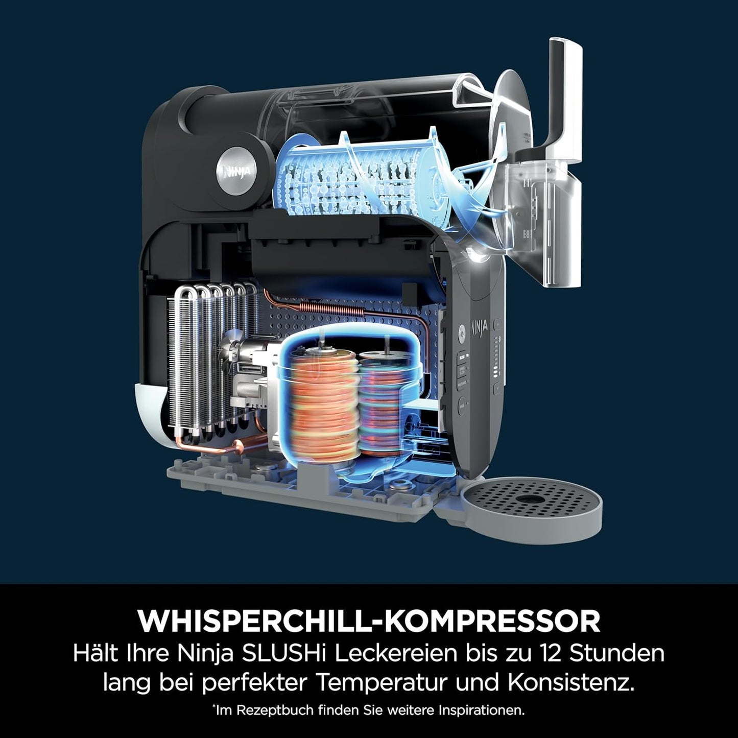 Ninja FS301EUPK SLUSHi Maschine 1,9 L – 5 Programmes, Rapid Chill, WhisperChill Kompressor, Pink