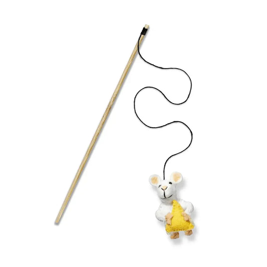 Archibald Mouse Teaser Eco Cat Toy with Catnip