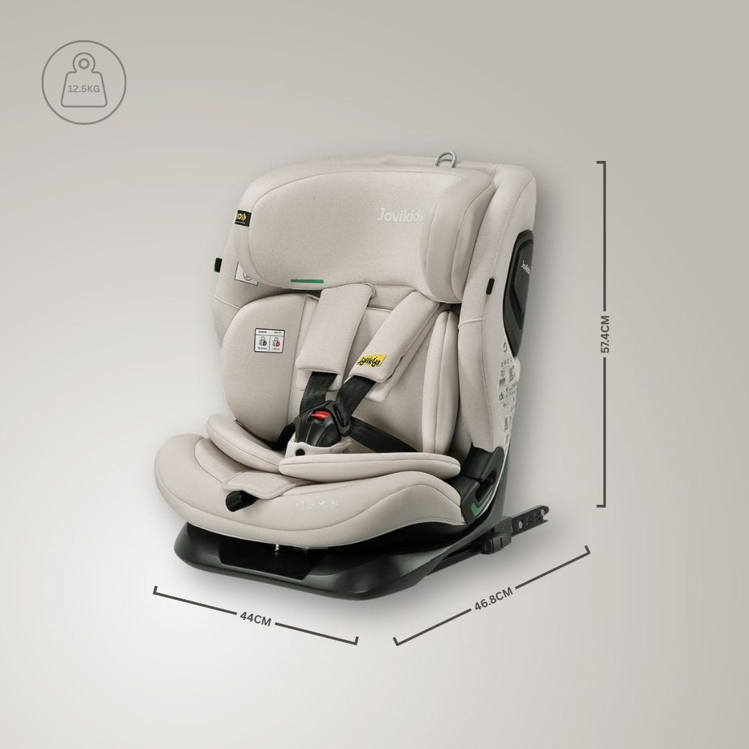 Jovikids CiCI TT i-Size Car Seat - Milkstone