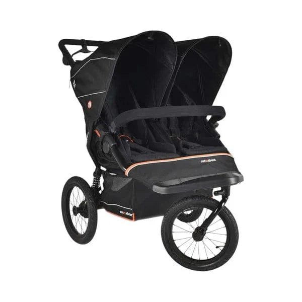Out N About Nipper Double V6 Plus Pod Newborn and Toddler Bundle - Summit Black