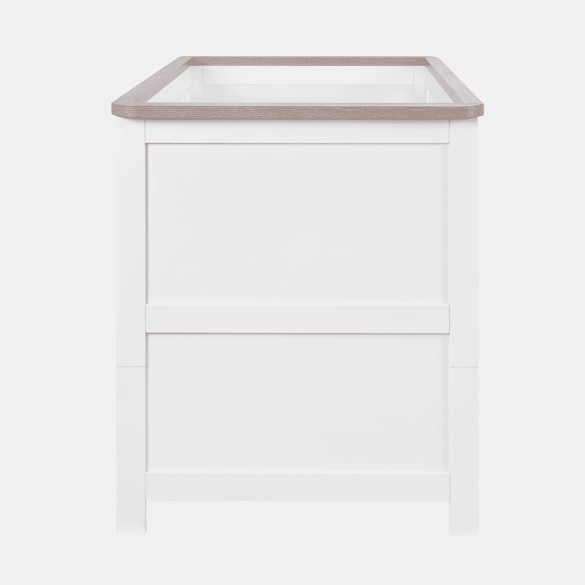 Tutti Bambini Verona Cot Bed - White/Oak