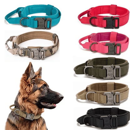 Tactical Dog Collar And Leash Set For Large Dogs