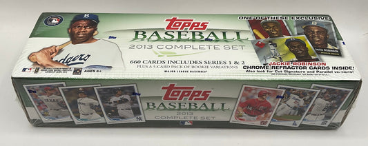 2013 Topps Baseball Series 1 & 2 Complete Factory Set with Rookie Variations