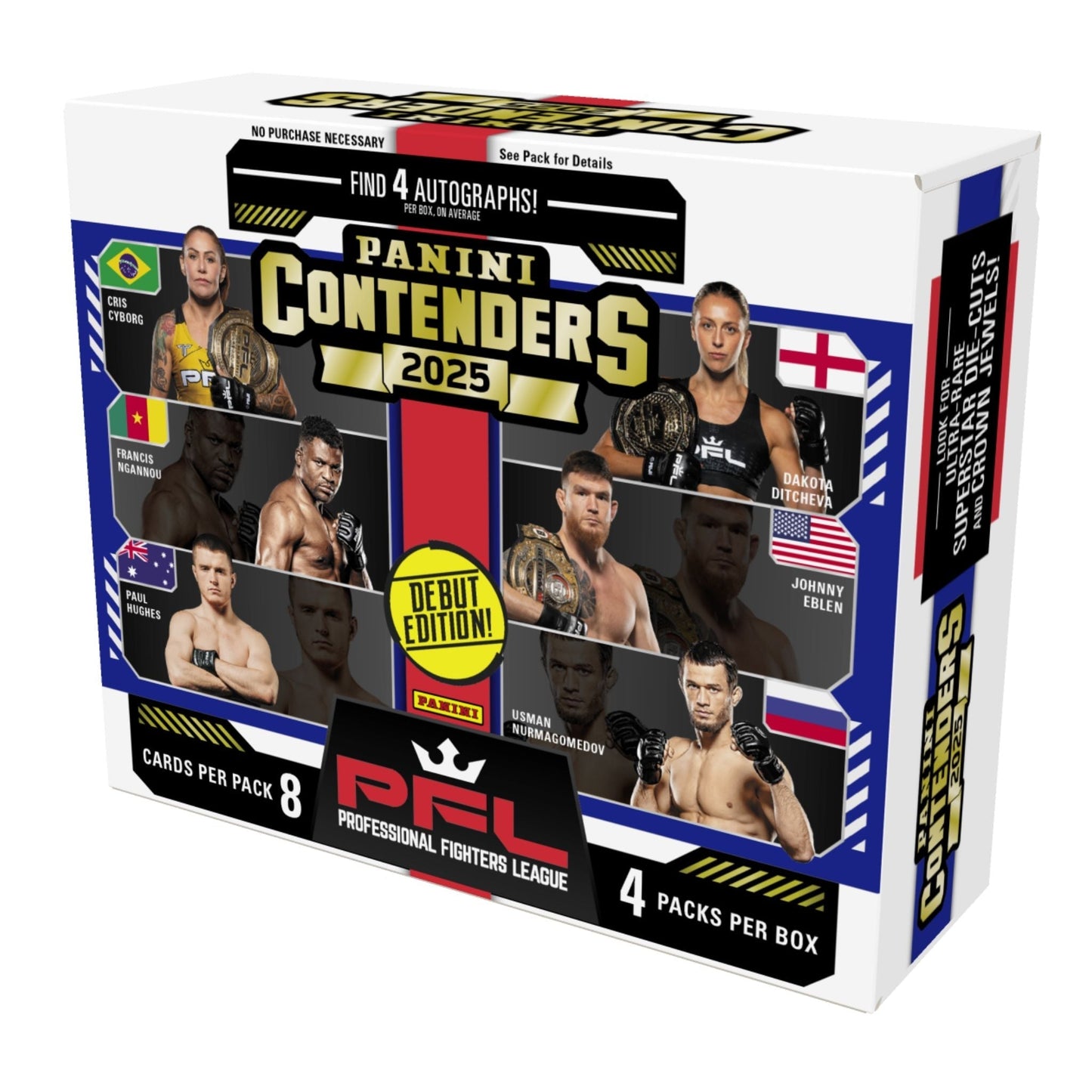 2025 Panini Contenders PFL Professional Fighters League Hobby Box