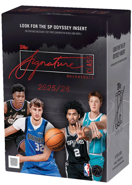 2025-26 Topps Signature Class Basketball Value Box