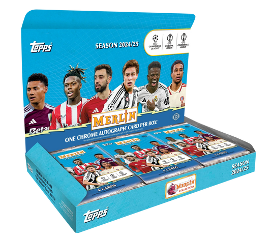 2024/25 Topps Merlin UEFA Club Competitions Hobby Box