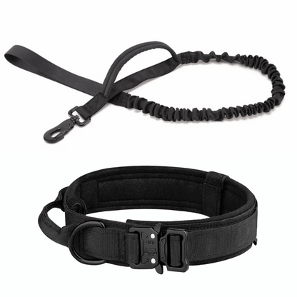 Tactical Dog Collar And Leash Set For Large Dogs