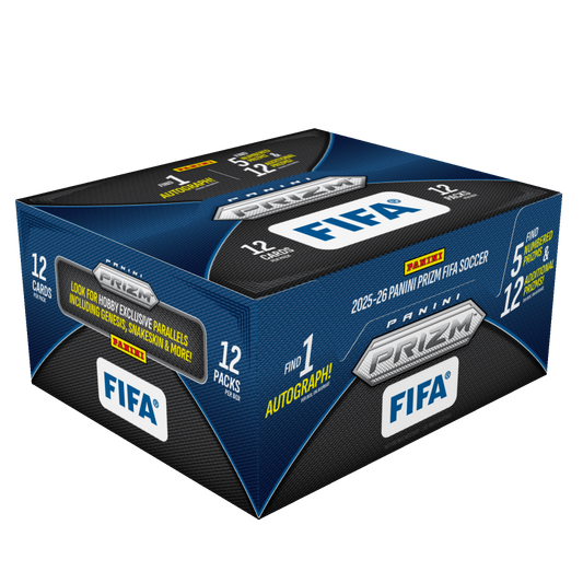 2025-26 Panini Prizm FIFA Hobby Trading Card Box