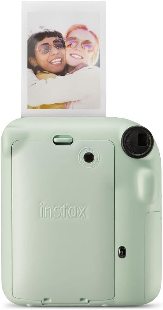 Instax Mini 12 Instant Camera – Automatische Belichtung, Selfie-Spiegel, Nahaufnahme, Mint Green