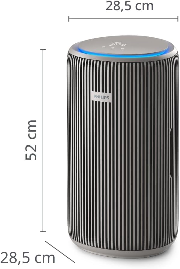 Philips AC3210/12 Air Purifier 130m² – SilentWings 15dB, HEPA 99,97%, ECARF, CADR 500m³/h, Air+ App, Beige