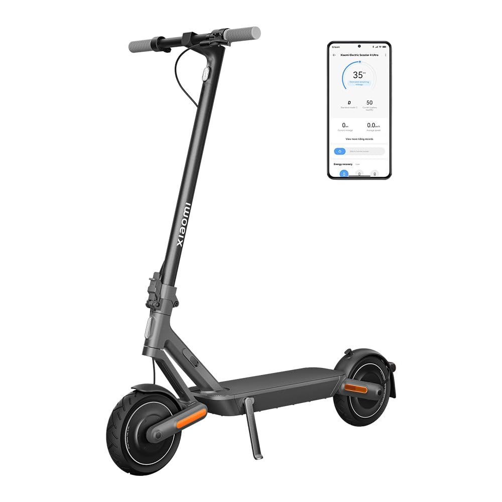 Xiaomi Electric Scooter 5 E-Scooter with ABE, Up to 60 km Range, 350 W Motor, 10 Zoll Pneumatic Tyres, Front Suspension, LED Display, Blinker, Anthracite