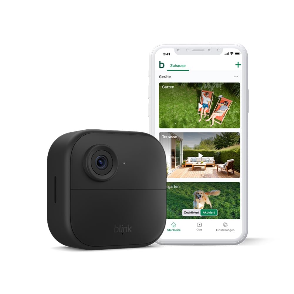 Blink Outdoor 4 WiFi Security Camera – 1080p HD, Night Vision, 2 Years Battery, Motion Detection