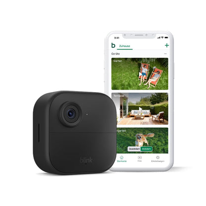 Blink Outdoor 4 WiFi Security Camera – 1080p HD, Night Vision, 2 Years Battery, Motion Detection