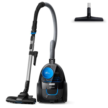 Philips FC9332/09 PowerPro Compact Vacuum Cleaner 650W – H13 HEPA, TriActive Nozzle, 1,5L, White