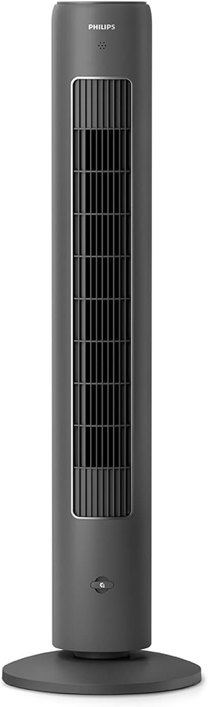 Philips CX5533/11 Tower Fan 104,8cm – 2230m³/h, 3 Modes, 26-46dB, Aroma-Diffuser, 40W, Grey