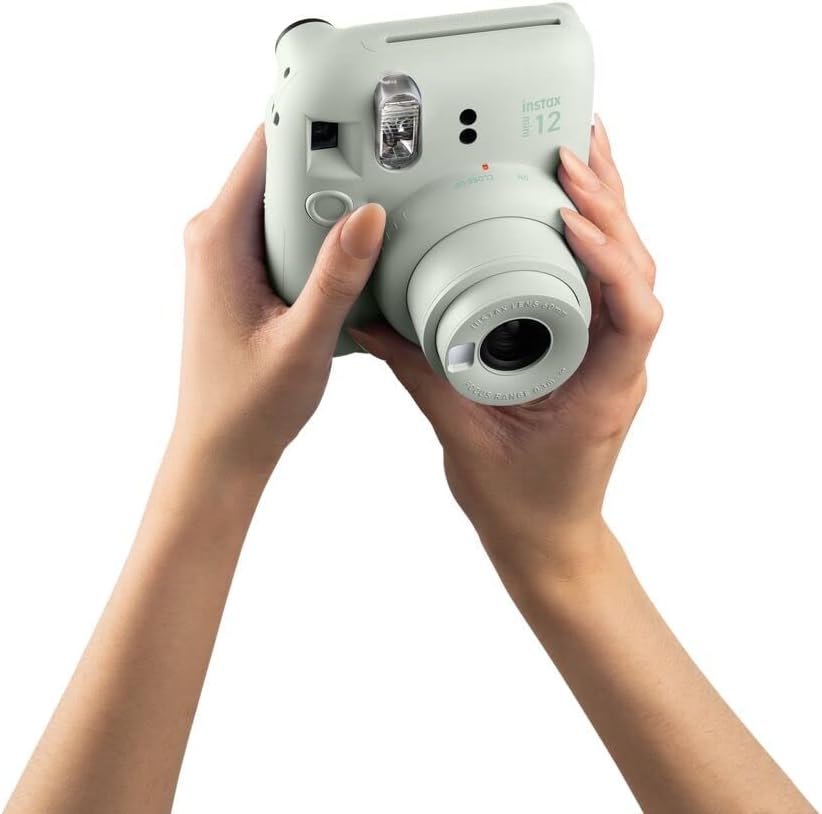 Instax Mini 12 Instant Camera – Automatische Belichtung, Selfie-Spiegel, Nahaufnahme, Mint Green