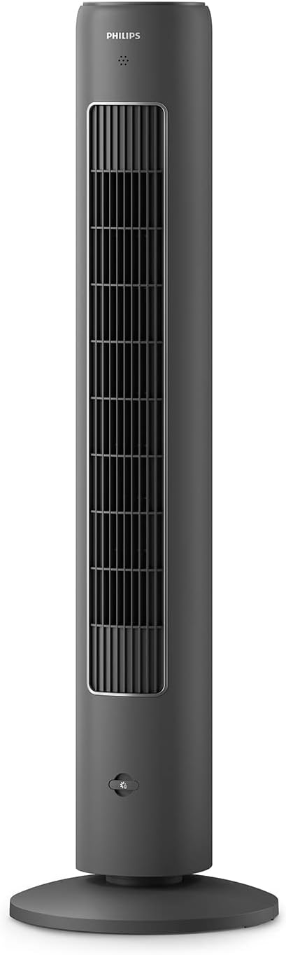 Philips CX5533/11 Tower Fan 104,8cm – 2230m³/h, 3 Modes, 26-46dB, Aroma-Diffuser, 40W, Grey