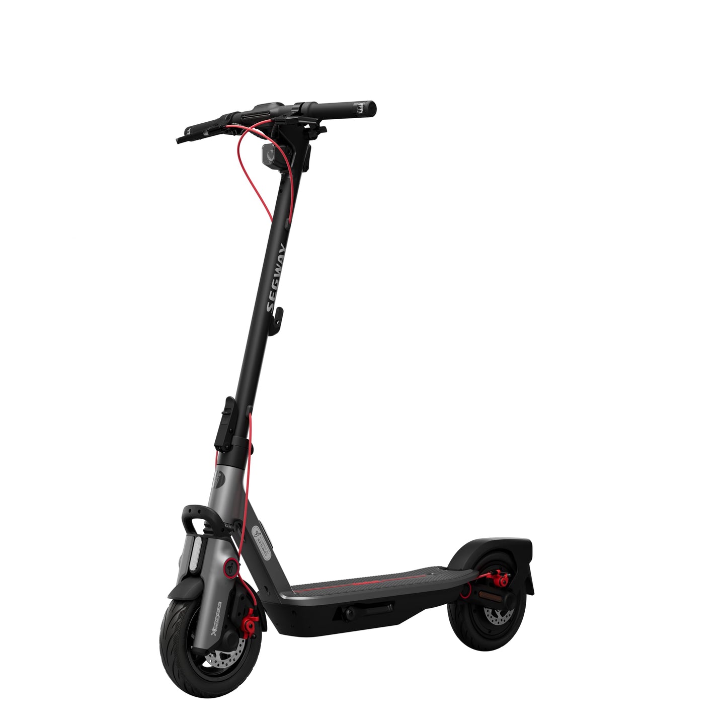 Segway-Ninebot F3 Pro D E-Scooter, Up to 70 km Range, 10 Zoll Self-Sealing Pneumatic Tyres, Full Suspension, TFT Display, Apple Find My, Foldable, Black
