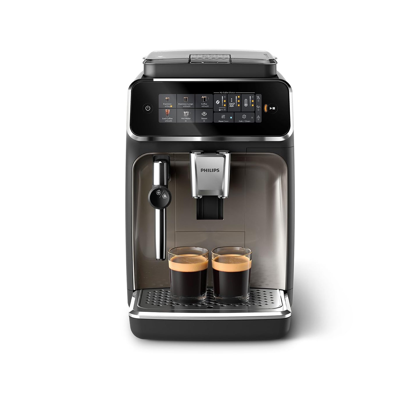 Philips EP2220/10 2200 Series Fully Automatic Coffee Machine 1,8L – Panarello, Aroma Seal, Touch Display, Black
