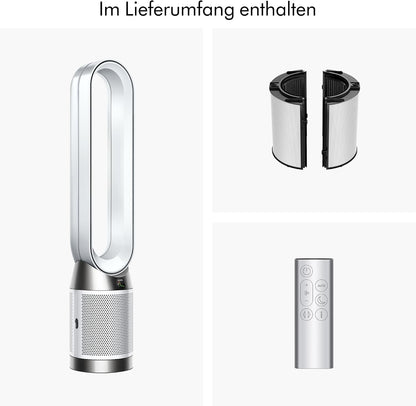 Dyson TP11 Purifier Cool Air Purifier & Ventilator – HEPA H13, 99,95%, Air Multiplier, App, White