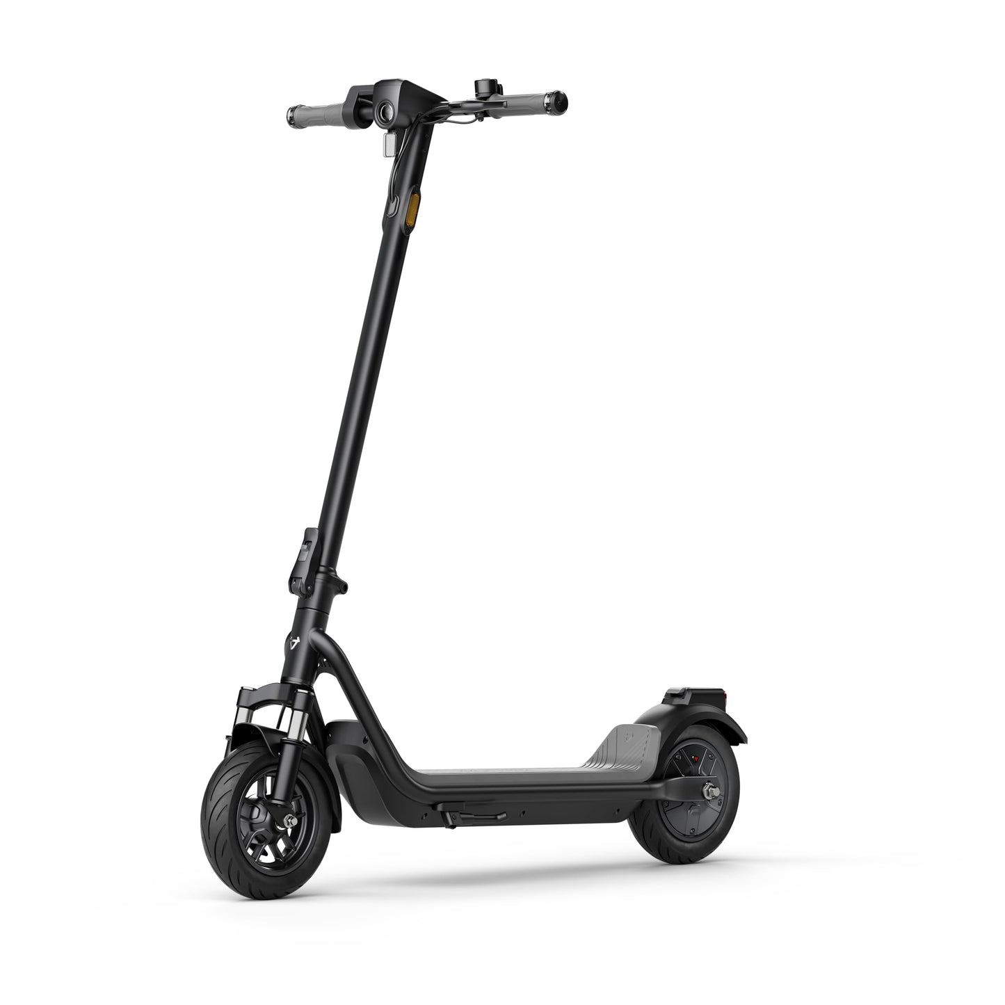 NIU KQi100P E-Scooter with ABE, Up to 29 km Range, 300 W Motor, 10 Zoll Pneumatic Tyres, hydraulische Front Suspension, App Control, Anthracite/Black