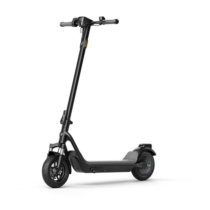 NIU KQi100P E-Scooter with ABE, Up to 29 km Range, 300 W Motor, 10 Zoll Pneumatic Tyres, hydraulische Front Suspension, App Control, Anthracite/Black