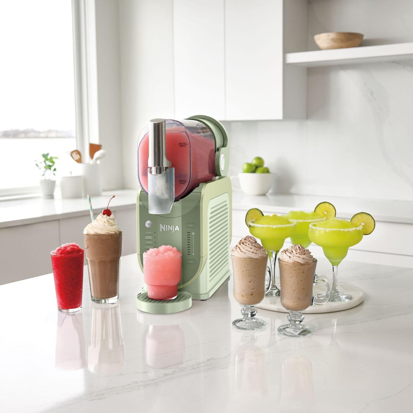 Ninja FS301EUTG SLUSHi Maschine 1,9 L – 5 Programmes, Rapid Chill, WhisperChill Kompressor, Green