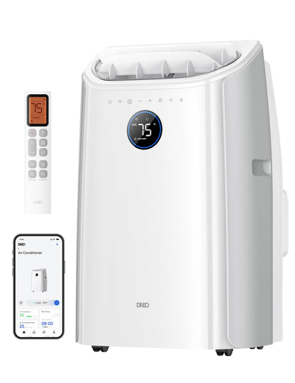DREO AC515S Portable Air Conditioner 10.000 BTU – 3-in-1, R290, Energy Class A, HEPA, Alexa, Google Home, White