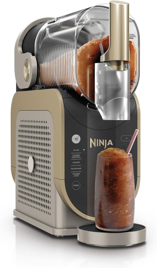 Ninja SLUSHi Slush Machine 1,9L Stone Gold | 5 Programmes | Frozen Drinks at Home