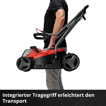 Einhell GE-CM 18/33 Li Battery-Lawn Mower 33 cm – 18V Power X-Change, Brushless Motor, 4,0 Ah Battery