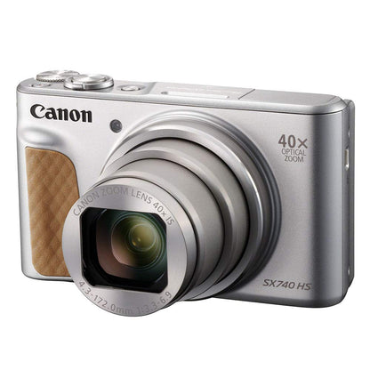 Canon PowerShot SX740 HS Compact Camera – 40x Zoom, 4K, 20,3MP, WiFi, DIGIC 8, Black