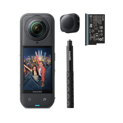Insta360 X5 Essentials Bundle 360°-Kamera 8K – 2x 1/1.28" Sensor, FlowState, 15m wasserdicht, Black