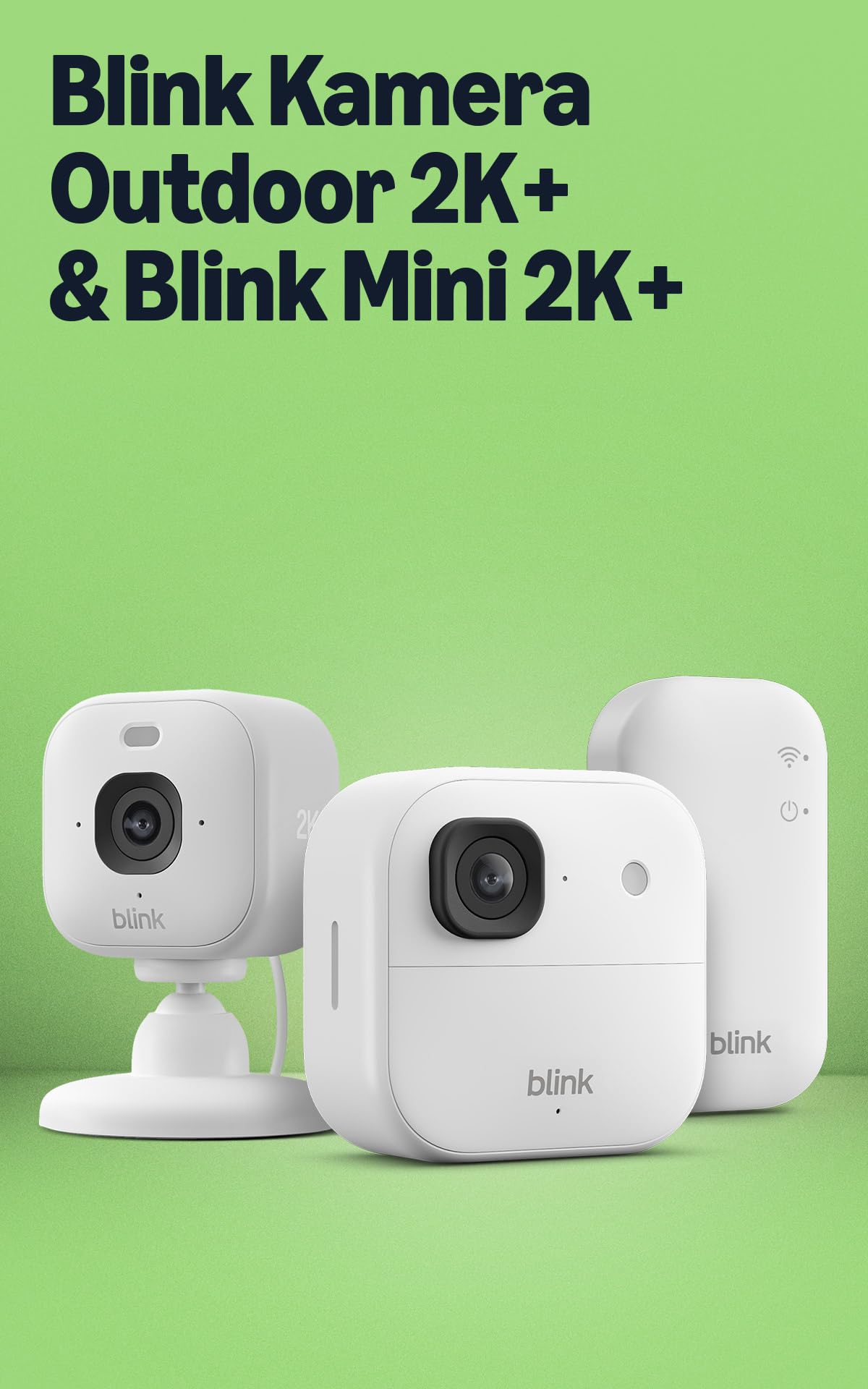 Blink Outdoor 2K+ WiFi Security Camera – 2K Video, Colour Night Vision, 4x Zoom, IP65, 2 Years Battery