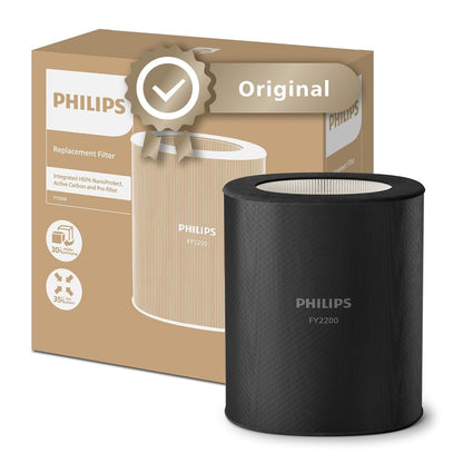 Philips AC2210/10 Air Purifier 104m² – SilentWings 13dB, HEPA 99,97%, ECARF, CADR 400m³/h, 28W, White