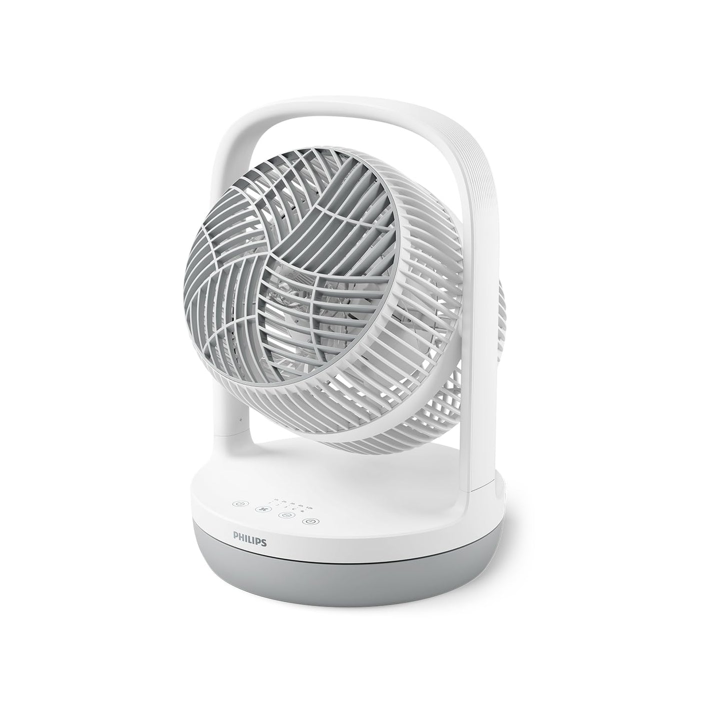 Philips CX3050/01 SilentWings Table Fan – 23dB, 738m³/h, 90° Oscillation, 180° Tilt, 3 Speeds, Black