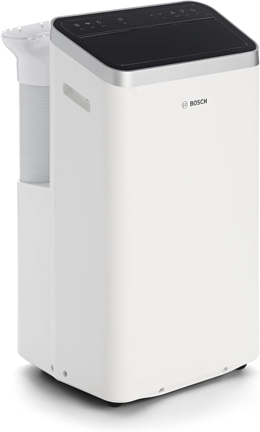 Bosch Cool 5100 Portable Air Conditioner 3,4kW – Inverter, Energy Class A+, 3-in-1, Auto/Silent/Sleep, 43dB, White