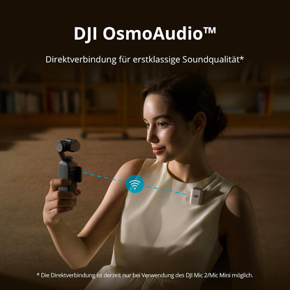DJI Osmo Pocket 3 Creative Combo Gimbal Camera – 1" CMOS, 4K/120fps, 3-Achsen, ActiveTrack 6.0, Black