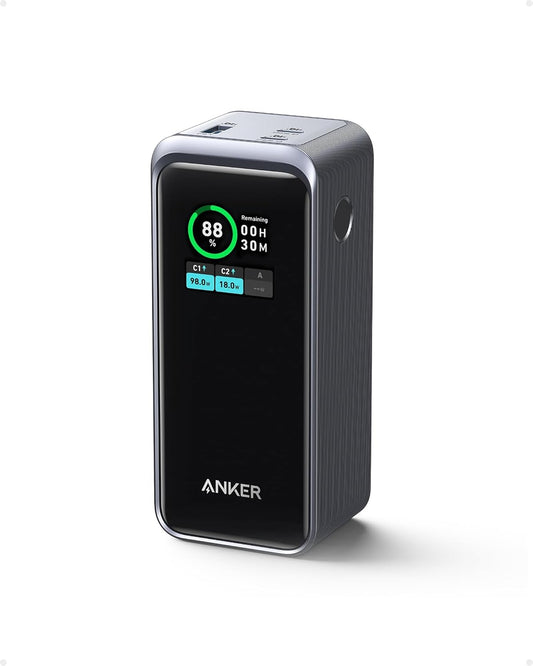 Anker Prime 72Wh Powerbank 20.000 mAh, 200W, USB-C & USB-A, Fast Charging, Black