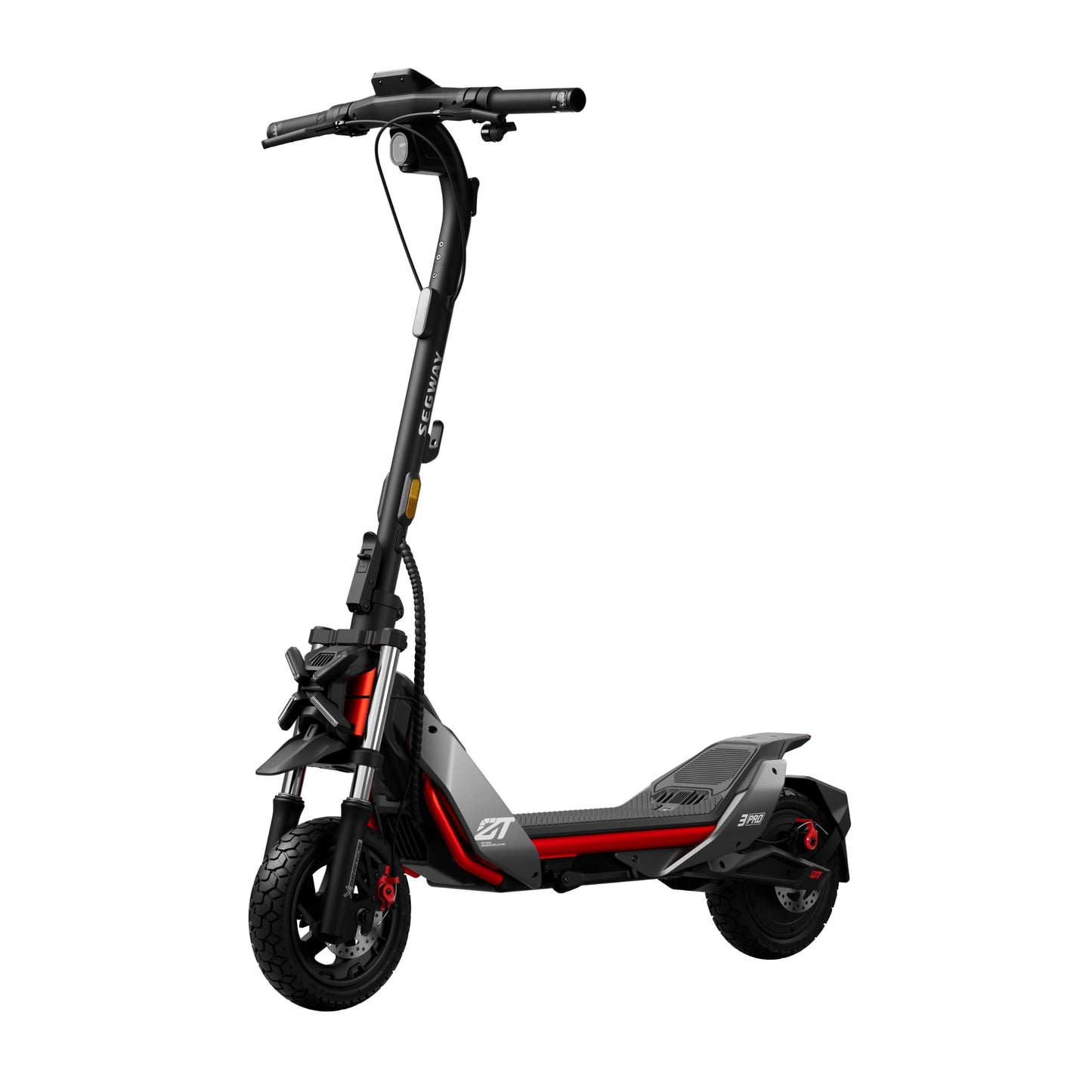 Segway-Ninebot ZT3 Pro D E-Scooter, Up to 70 km Range, 11 Zoll Off-Road Tyres, Full Suspension, Flash Charge, Apple Find My, Foldable, Black