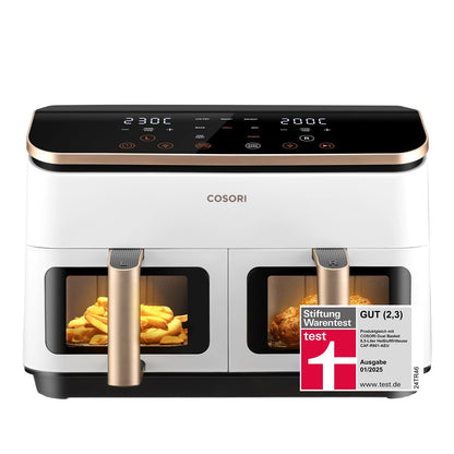 Cosori TF102S DualBlaze Air Fryer 10L – 3D Heater, NTC-Sensor, 240°C, WiFi, 2800W, Black