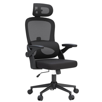 SIHOO M57 Ergonomic Office Chair, 3D-Armrests, Mesh, Headrest, Up to 150 kg, Black