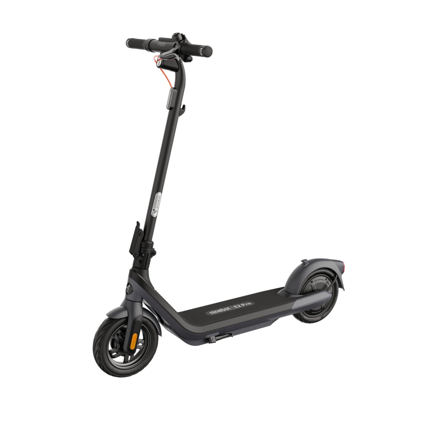 Segway-Ninebot E2 Pro D E-Scooter, 20 km/h, Up to 35 km Range, 275 Wh Battery, 10 Zoll Tubeless Pneumatic Tyres, TCS, Dual Braking System, LED Display, Foldable, Black