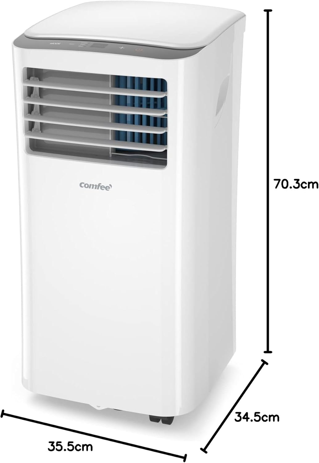 COMFEE MPPH-09CRN7 Portable Air Conditioner 9.000 BTU – 3-in-1, R290, Energy Class A, 31m², Remote Control, White