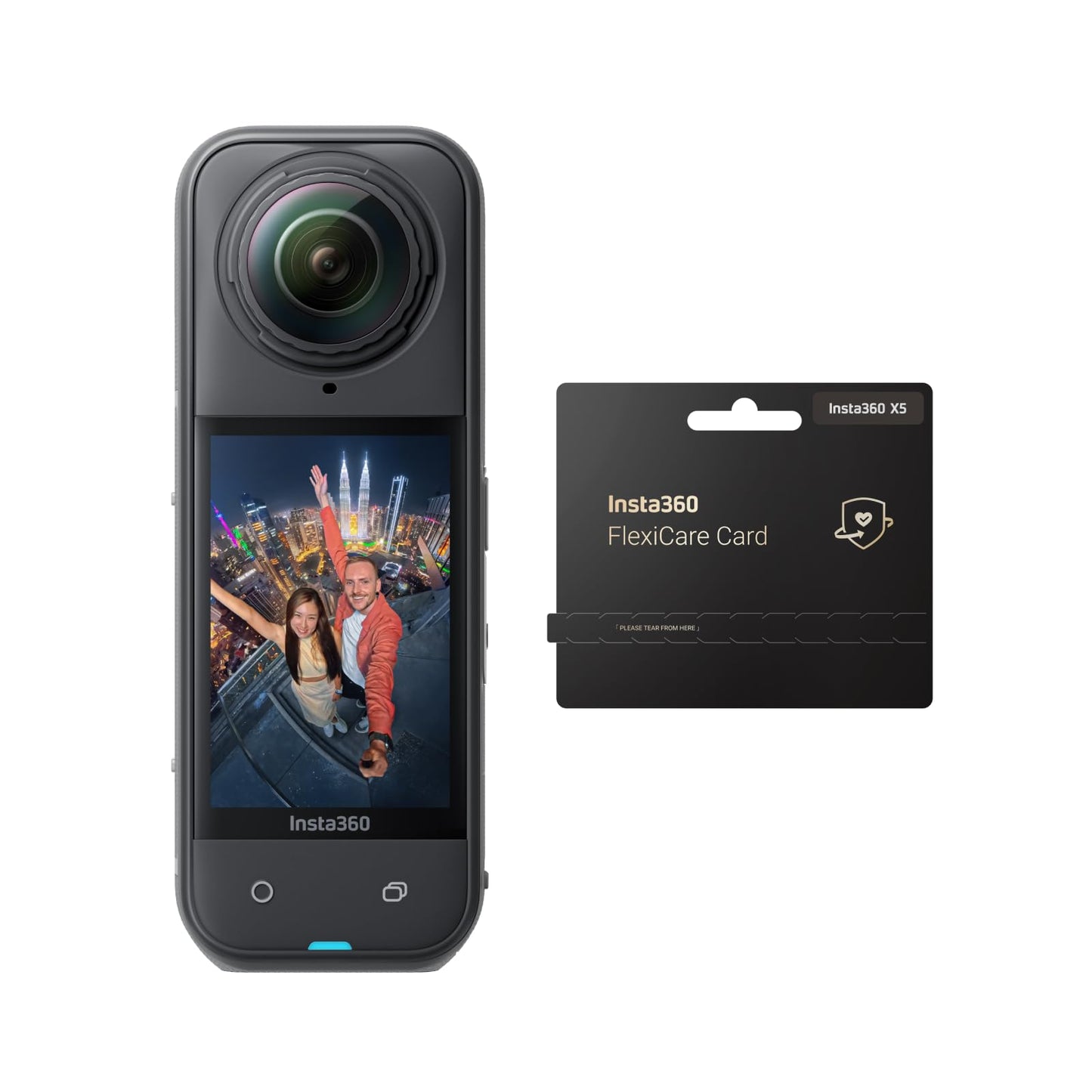 Insta360 X5 Essentials Bundle 360°-Kamera 8K – 2x 1/1.28" Sensor, FlowState, 15m wasserdicht, Black