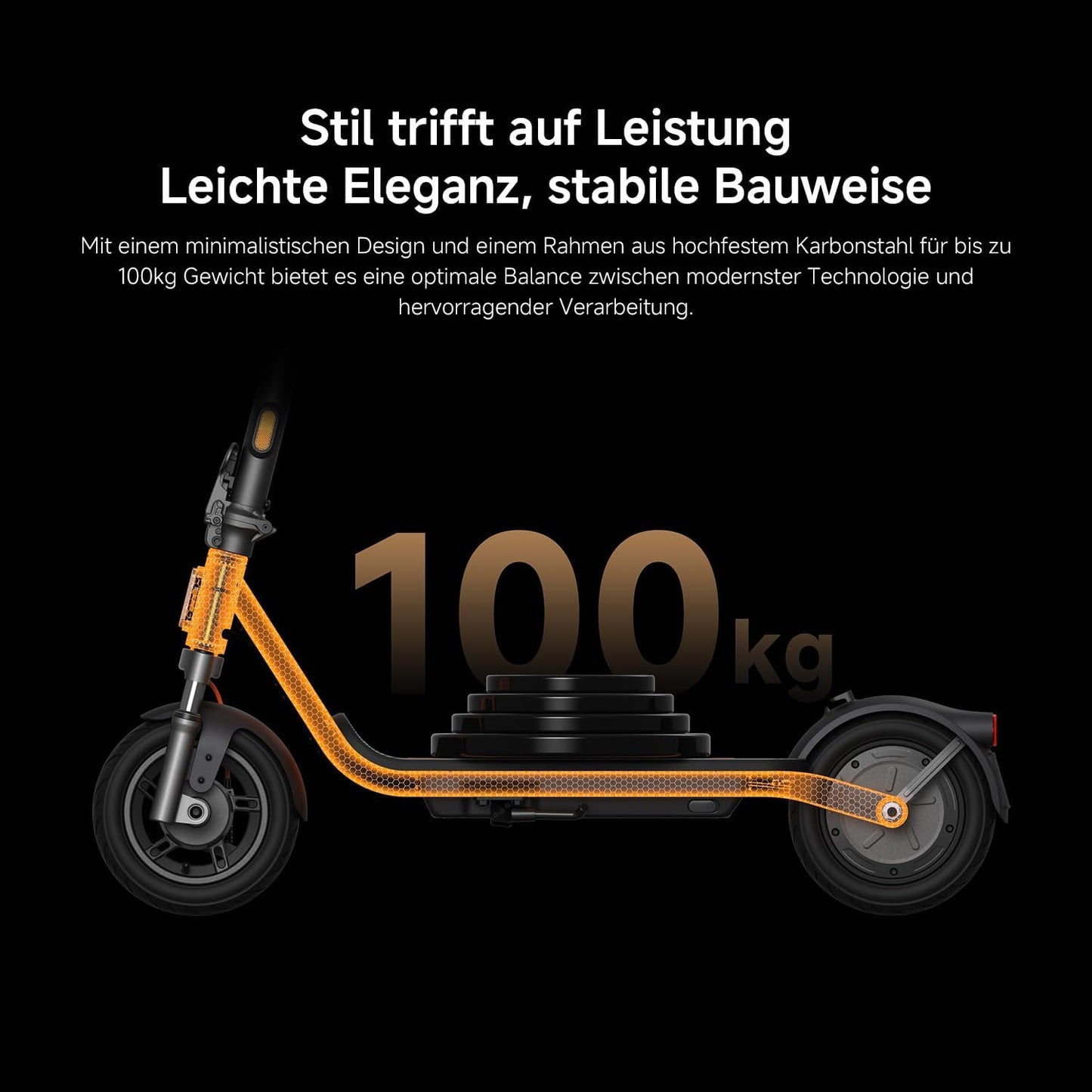Xiaomi Electric Scooter 6 Lite E-Scooter with ABE, Up to 25 km Range, 300 W Motor, 10 Zoll Pneumatic Tyres, Dual Front Suspension, Foldable, Anthracite