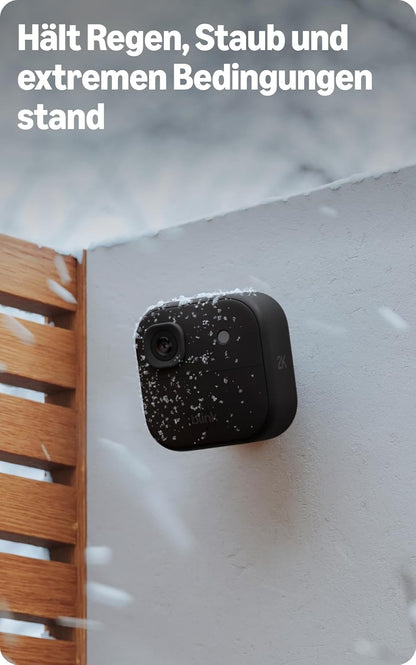 Blink Outdoor 2K+ WiFi Security Camera – 2K Video, Colour Night Vision, 4x Zoom, IP65, 2 Years Battery