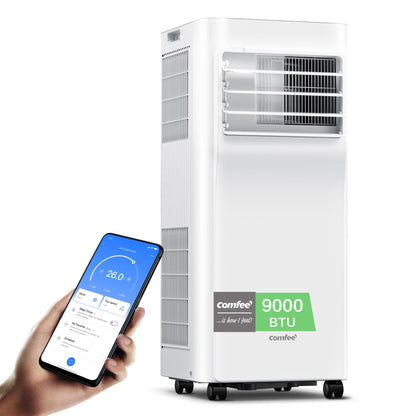 COMFEE MPPH-09CRN7 Portable Air Conditioner 9.000 BTU – 3-in-1, R290, Energy Class A, 31m², Remote Control, White