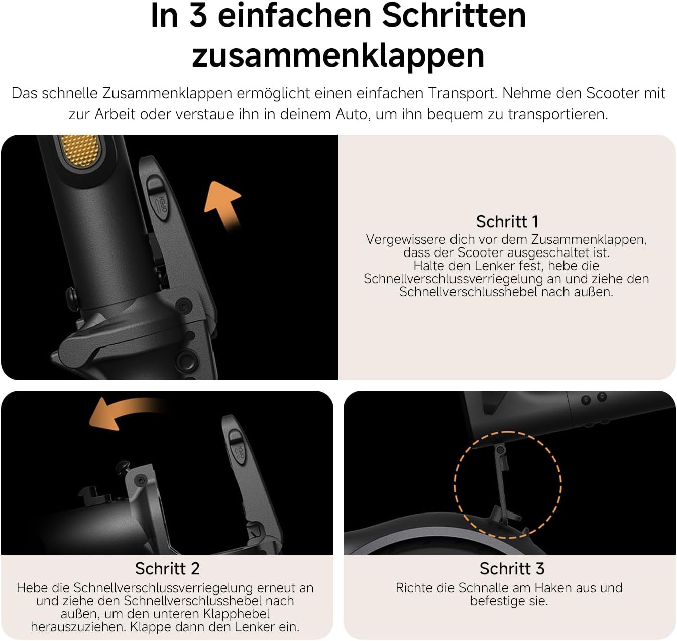 Xiaomi Electric Scooter 6 Lite E-Scooter with ABE, Up to 25 km Range, 300 W Motor, 10 Zoll Pneumatic Tyres, Dual Front Suspension, Foldable, Anthracite